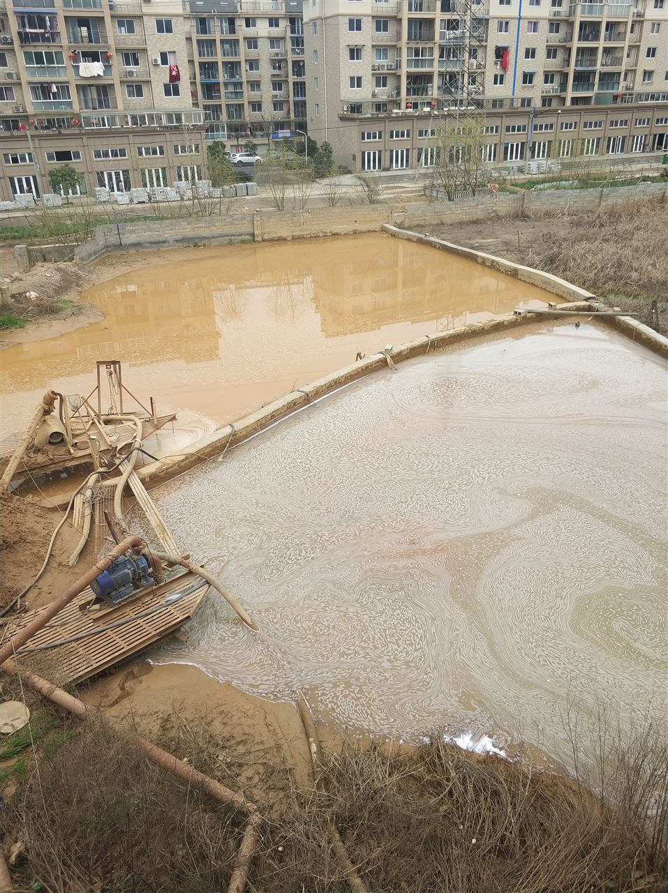 无锡沉淀池淤泥清理-厂区废水池淤泥清淤